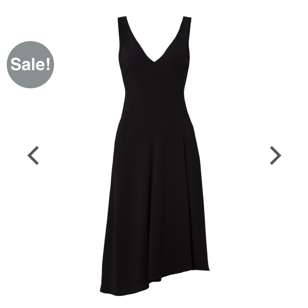 THEORY black midi dress